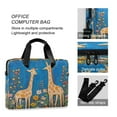 thumbnail image 4 of Laptop Bag Laptop Briefcase 15.7 x 3 x 11.8 Inches Laptop Bag Briefcases Laptop Storage Travel Laptop Bag Work Laptop Bag Two Cute Giraffes, 4 of 8