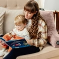 thumbnail image 2 of Nestl Reading Pillow, Backrest Pillows with Arms, Plush Faux Fur Back Pillow,&nbsp;Shredded Memory Foam Bed Rest Pillow, Peach Beige, 2 of 9