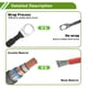 thumbnail image 2 of Cable Inversor de Batería de Cobre Estañado de 3/8" Terminal Universal de 7 AWG 9FT 1 Pc Negro, 2 of 7