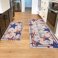 thumbnail image 3 of 4th of July Kitchen Mats Independence Day Patriotic Kitchen Rugs for Floor Non Slip Freedom Home Decor 2 Piece Set, 3 of 6