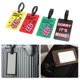 thumbnail image 5 of Etiquetas de equipaje portátiles de 4 piezas Unique Bargains para viajar en verde y negro, 5 of 5