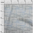 thumbnail image 2 of oneOone Cotton Poplin Twill Blue Fabric Text Diy Clothing Quilting Fabric Print Fabric By Yard 56 Inch Wide, 2 of 5