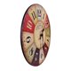 thumbnail image 2 of 12 Inch Retro Wooden Wall Clock Farmhouse Decor, Silent Non Ticking Wall Clocks Large Decorative - B, 2 of 5