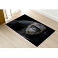 thumbnail image 5 of Corridor Rugs, Living Room Rugs, Cute Chimpanzee Rug, Chimpanzee Rug, Animal Rugs, Chimpanzee Portrait Rug, Anti-Slip Carpet Rugs, 3.3'x5' - 100x150 cm, 5 of 8