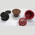 thumbnail image 5 of 6 PCS Reusable Coffee Capsules Cup Recyclable Coffee Capsule Refilling Filter Set with Spoon Brush Black, 5 of 5