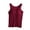 Wine red, variant on Womens Tank Tops with Built in Bra Summer Basic Padded Yoga Shirt Shelf Bras Workout Camisole Casual Modal Undershirt White S