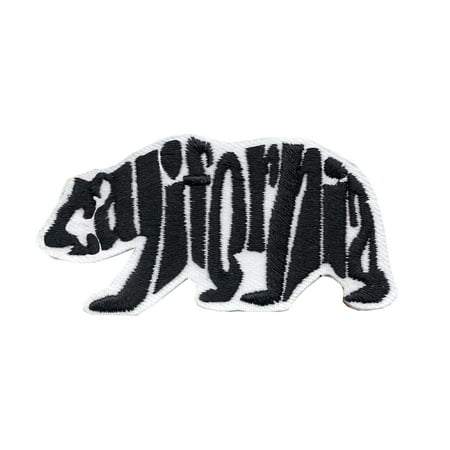 Polar Bear Patch - California Bear Iron On Applique Patch