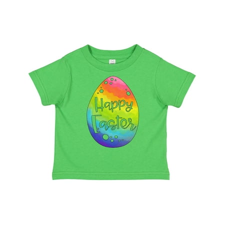 

Inktastic Happy Easter Rainbow Easter Egg Gift Toddler Boy or Toddler Girl T-Shirt