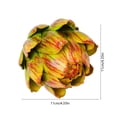 thumbnail image 3 of Artificial Artichoke Decor, Faux Vegetable Ornament, Realistic Kitchen Accent, Displays Layered Gradient Petals and Keeps Shape Year Round for Kitchen Table, Floral Arrangement, and Store Display., 3 of 6