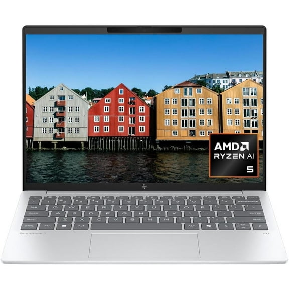 HP Omnibook 7 Aero 13.3" 2K Copilot PC AMD Ryzen AI 5 340 16GB RAM 512GB SSD Glacier Silver