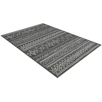 HR Southwestern Rug for Living Room Antiqued Trellis Gray and White Area Rug Boho Dcor Rugs 5x7 for Bedroom