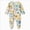 C112-Gold, variant on 0-3 Months Newborn Baby Bodysuit Footies Romper Baby Boys Girls Cotton Jumpsuit Cute Footed Long Sleeve Button Bodysuit Gold Rompers Baby Gift