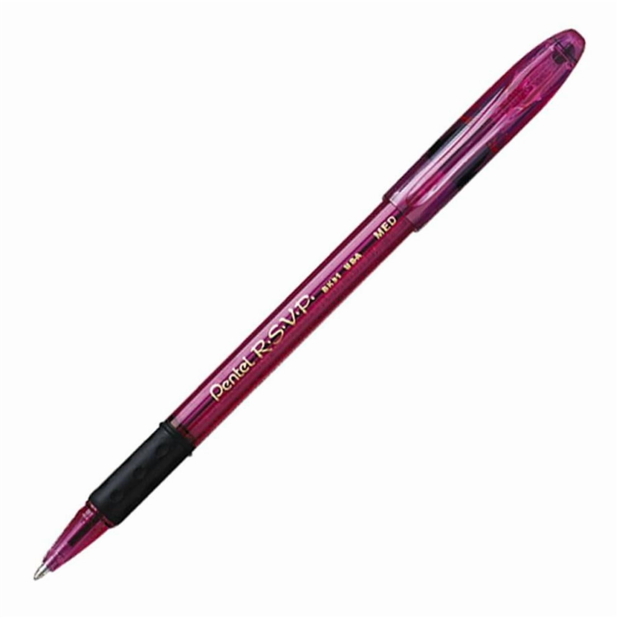 Pentel RSVP Fine Line Ballpoint Pen, 0.7mm, Violet Ink