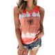 thumbnail image 1 of Playeras,Blusas y Tops,Ropa para Mujer Workout Tank Tops Mujer casual para mujer Cuello redondo Tie Dye Tank Diente de león Impresión Sin mangas Chaleco Camiseta Blusa Tops (Wine, S), 1 of 4