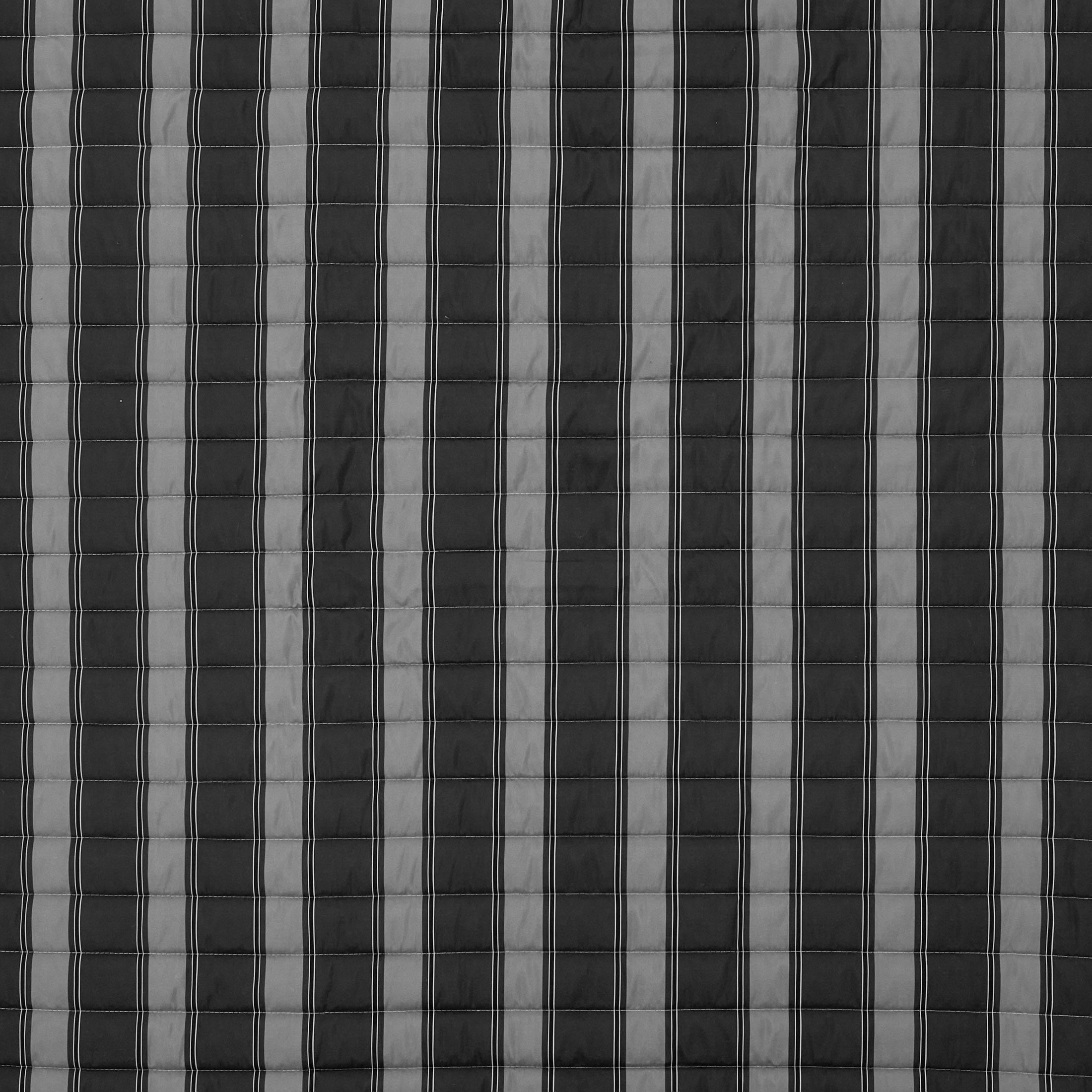Mainstays Grey Striped Reversible Quilt, Full/Queen, 86" x 90"