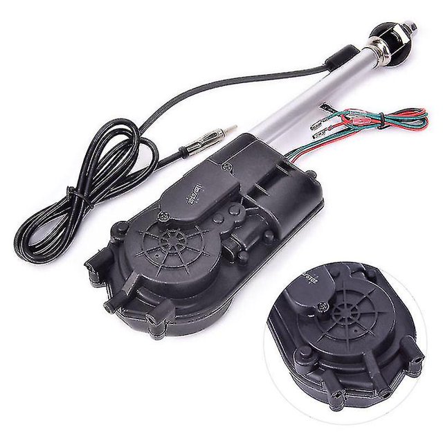 Antena eléctrica automática LANNMXG con mástil de radio AM FM para automóvil universal