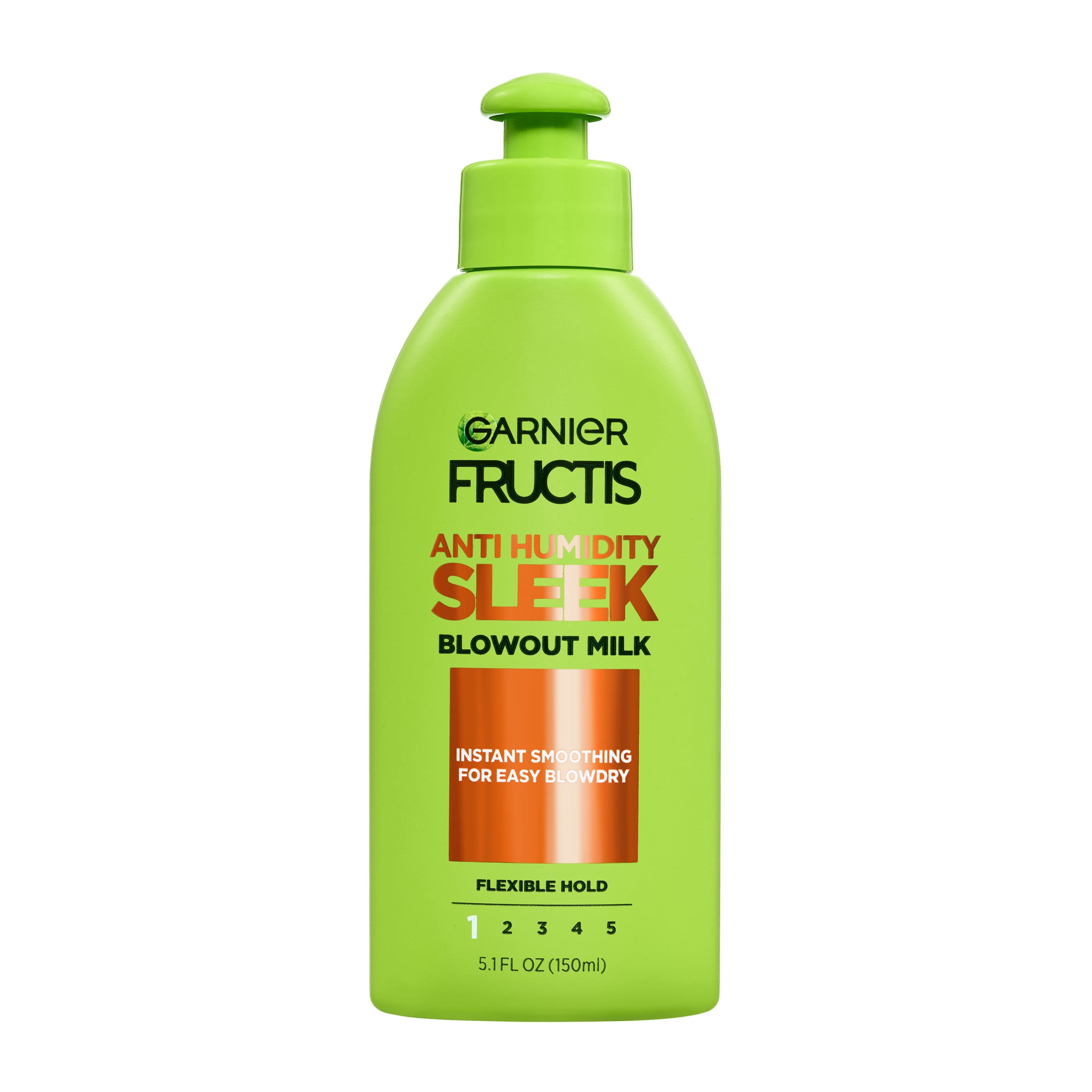 (3 pack) Garnier Fructis Style Anti-Humidity Smoothing and Straightening, All Hair Types, Milk, 5.1 fl oz