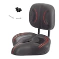 thumbnail image 4 of Asiento de bicicleta con respaldo, sillín de bicicleta eléctrica ancha, altura ajustable, sillín de bicicleta eléctrica desmontable para ir al trabajo negro, 4 of 8