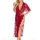 thumbnail image 4 of Ropa de dormir larga de encaje transparente, camisón largo de encaje para mujer, camisón transparente, conjunto de ropa interior, camisón transparente, mejora tu experiencia, 4 of 7