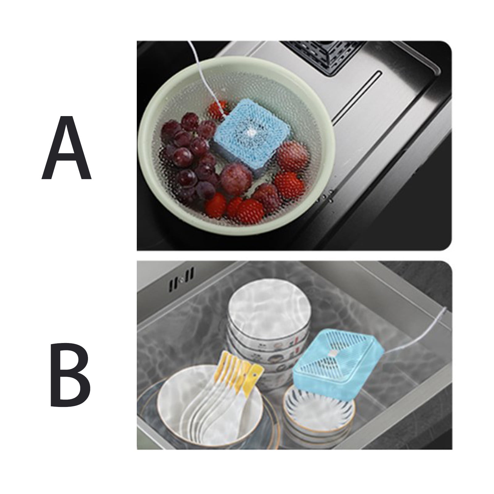 Portable USB Dishwasher Mini Household Washing Machine for Efficient Kitchen Cleaning