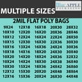 thumbnail image 5 of 2Mil Clear Flat Open Top Poly Bags LDPE Packaging - 14"X20" & (1000 Bags), 5 of 7