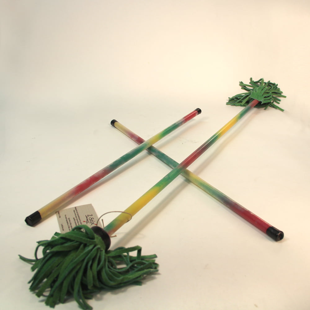 Juggling Silicone Coated Flower & Hand Sticks FLASH Pro Flower Stick Set 