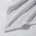 thumbnail image 2 of HOMETRENDS Light Grey Mélange Plush Throw, 2 of 3