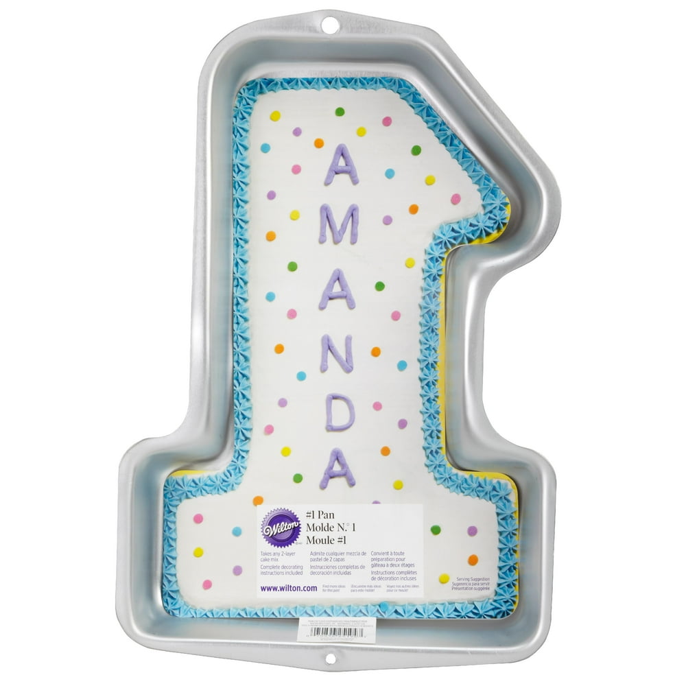 Wilton First Birthday Cake Pan, Kids 3D Number One Cake Pan Walmart