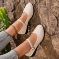 thumbnail image 6 of Mary Jane Flats for Women Dressy Comfortable Round Toe Ballet Flats Buckle Strap Retro Mary Jane Shoes Casual Dress Shoes for Women Womens Business Casual Shoes Office Shoes for Women Womens Shoes 35, 6 of 9