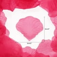 thumbnail image 2 of Silk Artificial Flower Rose Petals, Rose Red Faux Flowers 2x2 Inch 3200Pcs, 2 of 5