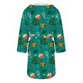 thumbnail image 5 of Peignoirs pour Femmes Peignoir Long Chaud Tendance à Manches Longues d'Hiver Pyjama Robe de Nuit, 5 of 5