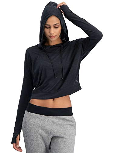 cropped workout sweater