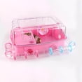 thumbnail image 2 of Langgg 8Pcs Hamster Tubes Set Connected Tunnels DIY Plastic Training Tools Blue, 2 of 9