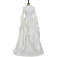 thumbnail image 4 of The Phantom Of The Opera Christine Daae Victorian Bustle white Dress Musical Broadway Gown, 4 of 7