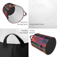 thumbnail image 2 of Naloa Neon Rabbit In Archway Print Round Large Laundry Basket, Toy Storage for Hamper Kids Room,Toy Storage-Small, 2 of 6