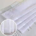 thumbnail image 5 of Aosijia 2Pcs/Set Window Curtain Polyester Solid Color Translucent Sheer Curtain 42x63Inch White for Kitchen Bedroom Living Room, 5 of 8