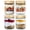 Clear with Bamboo Lids, variant on Food Storage Jars Natural6-16oz, 6-pack 16oz Airtight Glass Containers for Snacks, Yogurt, Spices, Salads