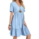 thumbnail image 1 of Vestido de verano Gchanao 2025 para mujer con cuello en V y manga corta, 1 of 2