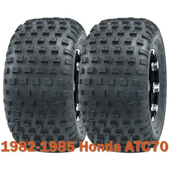 Set 2 Sport ATV tires 16x8-7 for 1982-1985 Honda ATC70