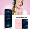 thumbnail image 6 of Crossbody Lanyard Phone case for iPhone 14 Pro Max 6.7 inch, Silicone Phone Cover with Adjustable Necklace Strap Soft Belt Neck Cord Lanyard Shockproof Protective Case - Pink, 6 of 14