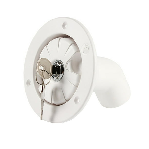 Amdohai Gravity Water Inlet Lockable Cap with Lock,Hatch Filter