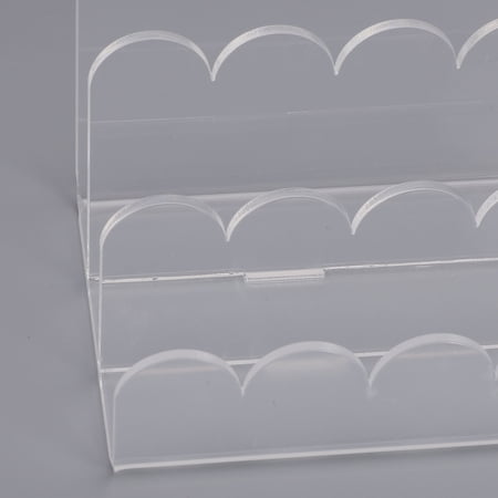 Brynna Vertical Letter Sorter File Acrylic Mail Transparent 3 Compartments Letter Sorter File Holder for Envelope Home Desktop