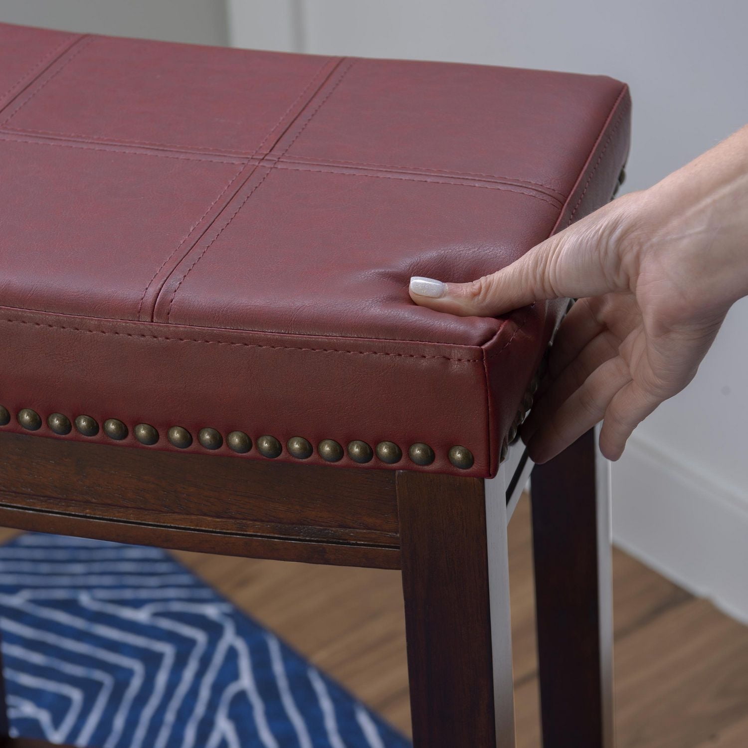 Tabouret de bar Warren rouge