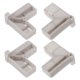 thumbnail image 1 of unbranded 4Ud Soportes De Para Muebles En Plástico Gris Para Refuerzo De Gabinetes Y Estantes, 1 of 7