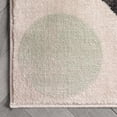 thumbnail image 4 of Well Woven Avri Grey & Green Boxes & Circles Border Pattern Area Rug 5x7 (5'3" x 7'3"), 4 of 8