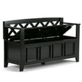 thumbnail image 2 of Atlin Designs Banc de Rangement d'Entrée, Noir, 2 of 5