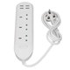 thumbnail image 5 of Extensión de regleta de alimentación con cable largo de 2500 W, multifuncional, con puerto USB, enchufe británico blanco de 110 a 250 V, 5 of 9