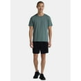 thumbnail image 3 of (2 pack) Athletic Works Men's and Big Men's Tri Blend Tee, Sizes XS-4XLT, 3 of 4