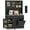 Black, variant on HOMCOM 69" Pantry Cabinet, Kitchen Cabinet with Charging Station, White