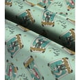 thumbnail image 2 of Disney Nightmare Before Christmas NBX Xmas, Star Crossed Lovers Cotton Mint Green Children's Fabric by the Yard, 2 of 2